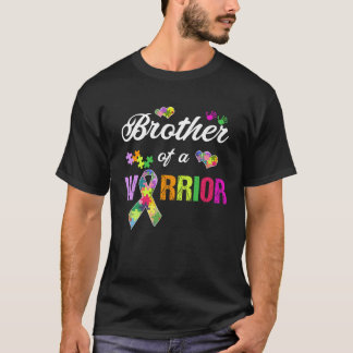 Bruder eines Kriegers Autismus-Bewusstsein Unterst T-Shirt