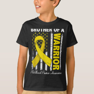 Bruder eines Kriegers - Bewusstsein für Kinderkreb T-Shirt