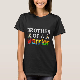 Bruder eines Kriegers Familie Unterstützung Autism T-Shirt
