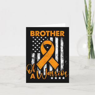 Bruder eines Kriegers Leukämie-Bewusstsein USA-Fla Karte