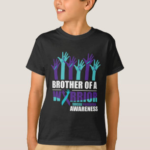 Bruder eines Kriegers Selbstmord Bewusstsein psych T-Shirt