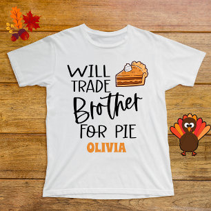 Bruder Erntedankfest Pie Name Lustig Baby T-shirt