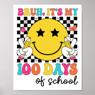 Bruder, es ist mein 100. Schultag, Jungs 100. Schu Poster