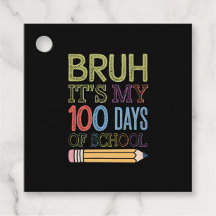 Bruder, es ist mein 100 Schultage, lustiger 100. T Geschenkanhänger