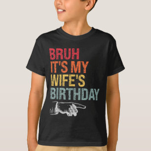 Bruder Frau Geburtstag Glückliche Königin Bunt Lus T-Shirt