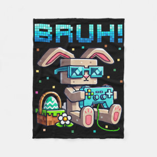 Bruder Frohe Ostern Hase Ei Jagd Videospiele Gamer Fleecedecke