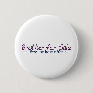 Bruder für Verkauf Button