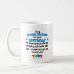 Bruder Geburtstagsgeschenk. Funny Brother Birthday Kaffeetasse<br><div class="desc">Dieser lustige Mug ist ein perfektes Geschenk, um Ihrem Bruder einen Geburtstag zu wünschen und ihm zu danken, dass er so besonders (und gelegentlich lästig lol) ist. Es hat ein witziges rhymisches Gedicht darauf, das lautet - An einen besonderen Bruder am Geburtstag. Manchmal kann es ein nerviger Schmerz im Nacken...</div>