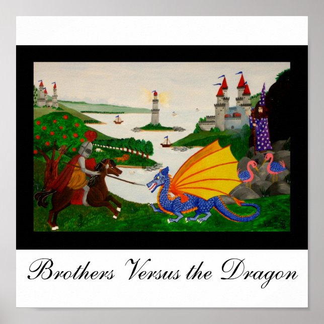 Brüder gegen Drachen Poster (Vorne)