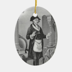 Bruder George Washington Keramikornament