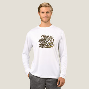 Bruder Gott sagte, wähle deine Rippe weise Tri-Blend Shirt