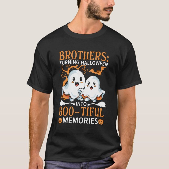 Bruder Halloween Trick oder behandeln Big Bro Gesc T-Shirt (Vorderseite)