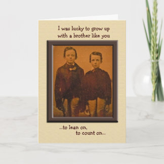 Brüder Humour Birthday Card Karte