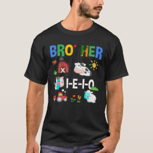 Bruder I E I O Farm Party 3. Geburtstagskind 3 Jah T-Shirt