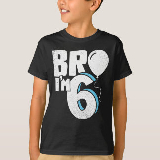 Bruder, ich bin 6 - Sechsjähriger Geburtstag T-Shirt