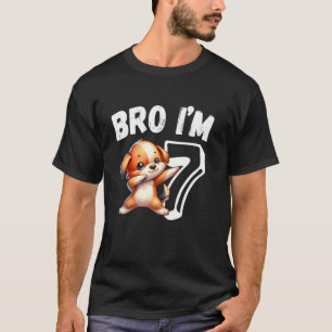 Bruder ich bin 7 Jahre alter Hund 7. Geburtstag Ki T-Shirt