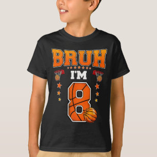 Bruder Ich bin 8 Jahre alt Ller Sketll 8. Geburtst T-Shirt