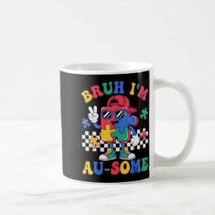 Bruder, ich bin au-some Retro-Autismus-Bewusstsein Kaffeetasse