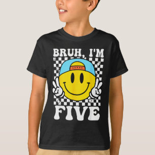 Bruder Ich bin Fünf 5. Geburtstag Groovy Jungen Mä T-Shirt