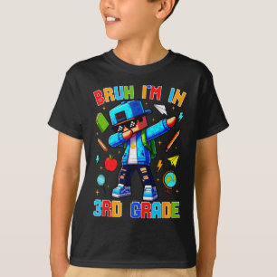 Bruder, ich bin in der 3. Klasse Dabbing Lustiger T-Shirt