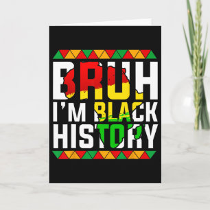 Bruder, ich bin Schwarze Geschichte Afrika Karte M