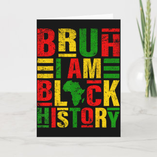 Bruder Ich Bin Schwarze Geschichte Kinder Männer F Karte