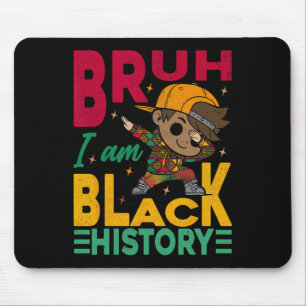 Bruder, ich bin Schwarzer Geschichtsmonat Kinder J Mousepad