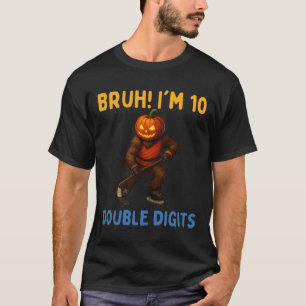 Bruder, ich bin zweistellig 10. Geburtstag Bigfoot T-Shirt