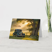 Bruder im Gesetz Vatertag klassische Autos Wiese