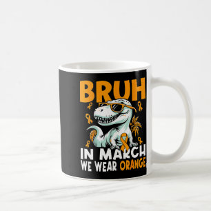 Bruder im März tragen wir Orange Ms Multiple Skler Kaffeetasse