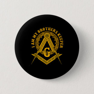 Brüder Keeper Illuminati Symbol Masonic Conspira Button
