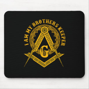 Brüder Keeper Illuminati Symbol Masonic Conspira Mousepad