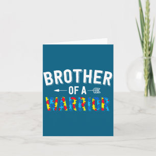 Bruder Krieger Familie Bro Welt Überlebender Desig Karte