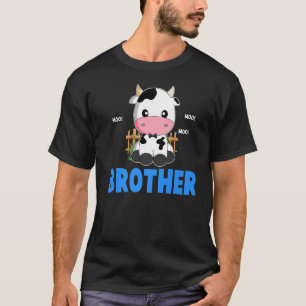 Bruder Kuh Niedliche Kuh Bauer Geburtstag Passende T-Shirt