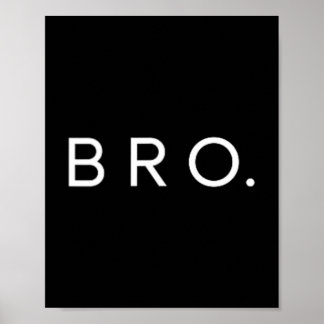 Bruder Minimalist Lettering Bruder Geschwister Poster