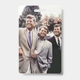 Brüder mit Präsident John Kennedy im Weißen Haus Ausweis