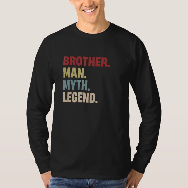 Bruder Mythos Legend Vater Vater für Männer Jungen T-Shirt (Vorderseite)