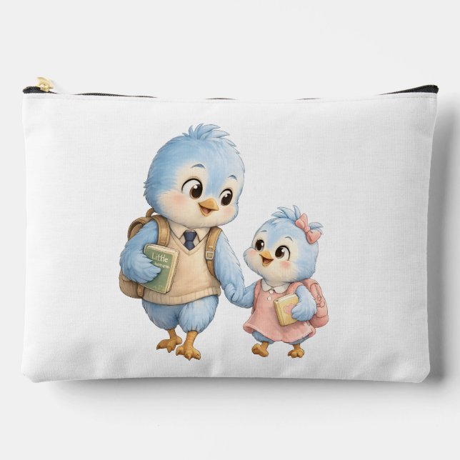 Bruder Schwester Vogel Accessoire-Tasche Zubehörtasche (Vorderseite)