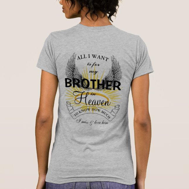 Bruder T-Shirt (Rückseite)