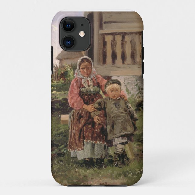 Bruder und Schwester, 1880 Case-Mate iPhone Hülle (Rückseite)