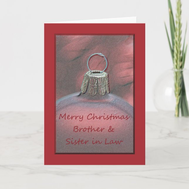 Bruder und Schwester im Gesetz Weihnachten (Vorderseite)