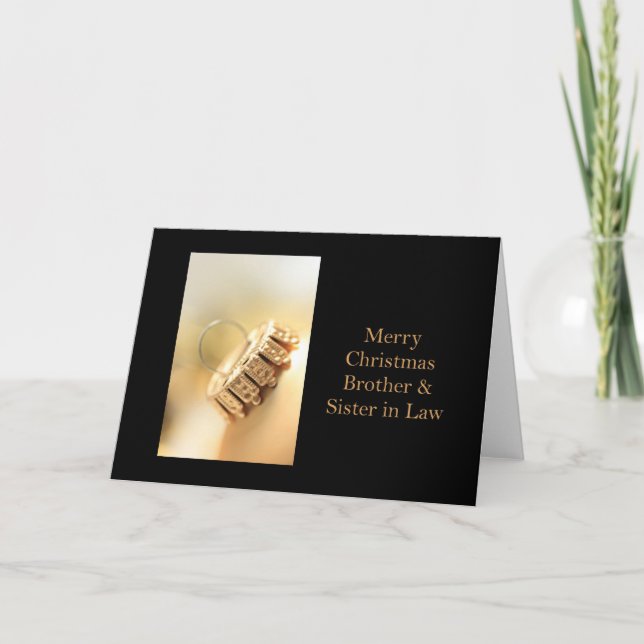 Bruder und Schwester im Gesetz Weihnachten (Vorderseite)