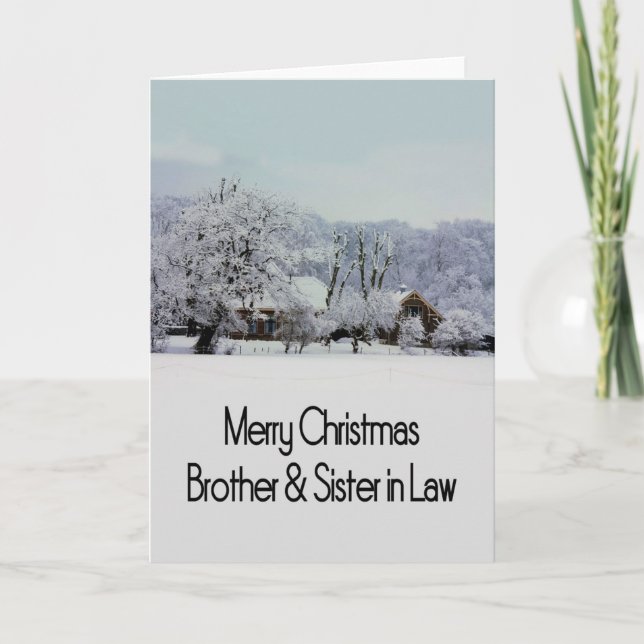 Bruder und Schwester im Gesetz Weihnachten (Vorderseite)