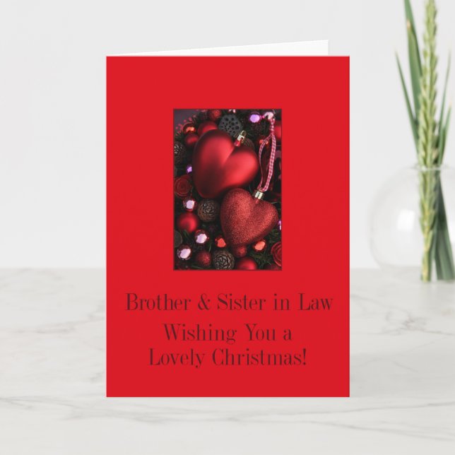 Bruder und Schwester im Gesetz Weihnachten (Vorderseite)