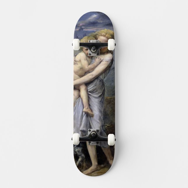 Bruder und Schwester Skateboard (Vorderseite)