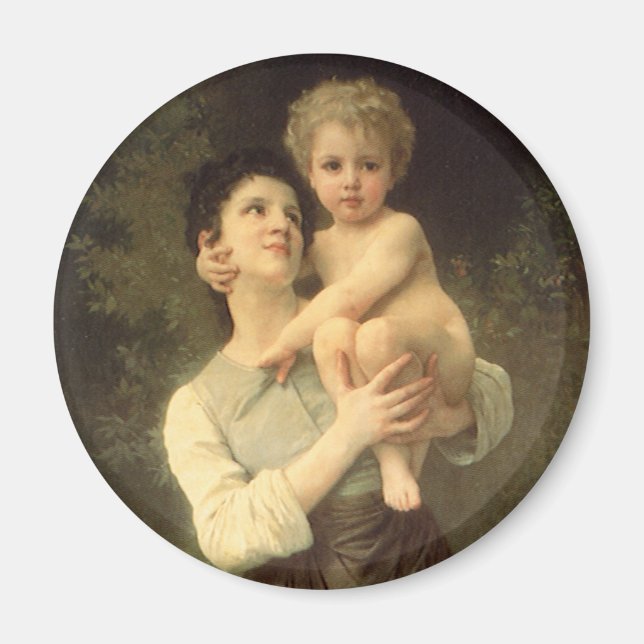 Bruder und Schwester von William Adolphe Bouguerea Magnet (Vorne)