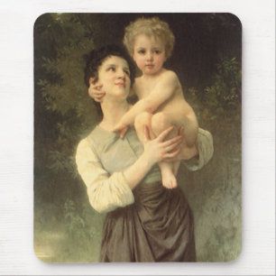 Bruder und Schwester von William Adolphe Bouguerea Mousepad