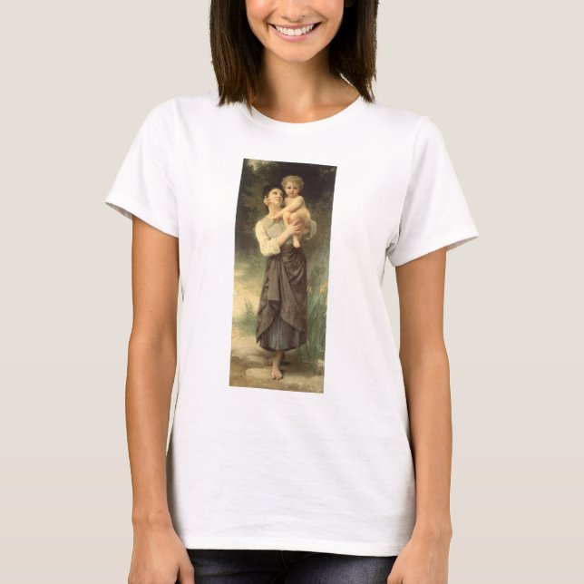 Bruder und Schwester von William Adolphe Bouguerea T-Shirt (Vorderseite)