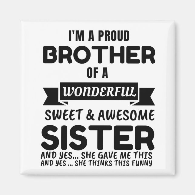 Bruder und sein Phantastischer Schwester Magnet (Vorne)