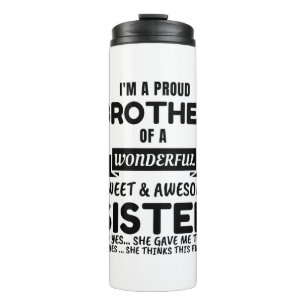 Bruder und sein Phantastischer Schwester Thermosbecher